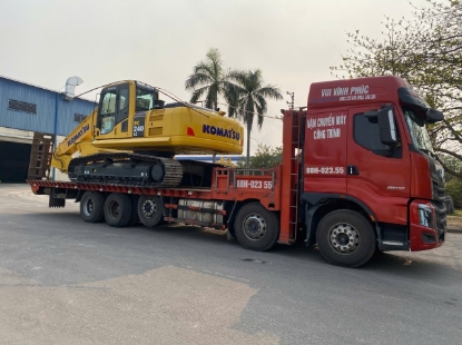 vận chuyển máy công trình
